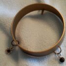 copper bracelet with charms