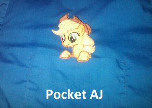 Applejack Pocket Topper Patch