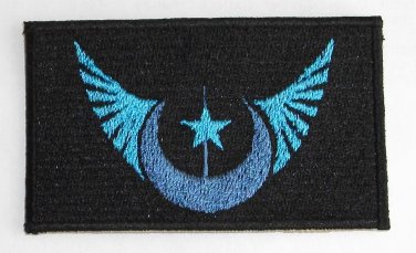 Lunar Republic Wings & Star Flag Patch