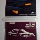 1988 Nissan Sentra Owner’s Manual (Original/OEM) 1988 Nissan Sentra Owner’s Manual (Original/OEM)