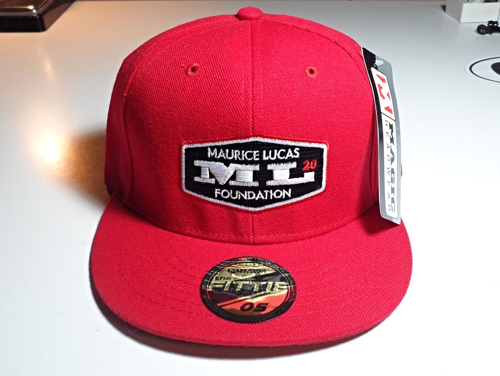 Maurice Lucas Foundation “ML 20” Red Snapback Cap Hat