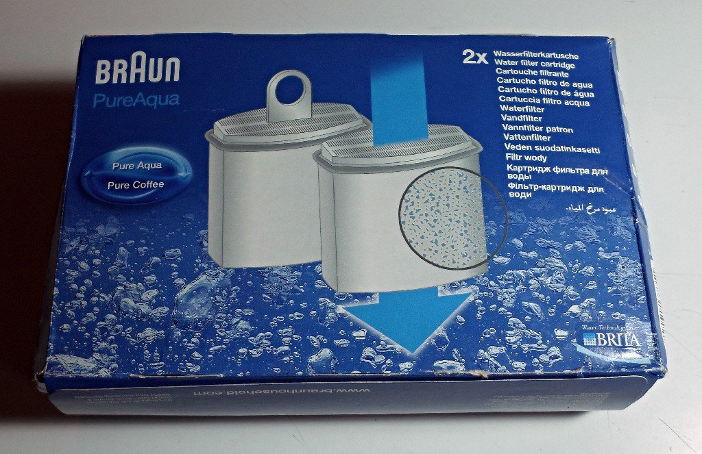 Braun KWF2 “Brita Patented” Coffee Water Filter Cartridges 2 Pack