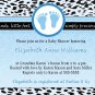 Cute! 10 Printed Baby Shower Jungle Leopard Invitations Girl Boy - Pink Blue Any Color Twin Zoo