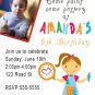 4x6 or 5x7 Pottery Art Birthday Party Photo Invitations Boy Girl Print Yourself U