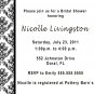 100 ct 4x6 Wedding Engagement Anniversary Party Invitations Damask Monogram Black White Floral