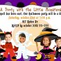 20 Halloween Birthday Party Photo Invitations Costume Witch Dracula Girl Boy Twins