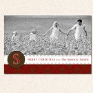 20 & Envelopes 5x7 Custom Holiday Photo Card Party - Damask Monogram Christmas Greeting New Year