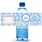 25 Personalized Crown Prince Birthday Baby Shower Bottle Water Labels Wrappers Stickers Polka Dots