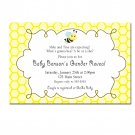 Printable What´s Gonna Bee Gender Reveal Invitations Baby Shower Birthday