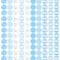 Printable Candy Sticker Print DIY Labels Tags Magnets Buttons Stickers Blue Polka Dots Hershey Kiss