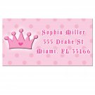 Printable Address Labels Fairy Princess Birthday Party Baby Shower Pink Girl Print Yourself