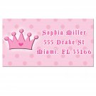 90 Address Labels Fairy Princess Birthday Party Baby Shower Pink Girl Print Yourself