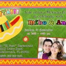 20 Mexican Fiesta Engagement Party Photo Invitations Sombrero Margarita