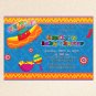 20 Mexican Fiesta Birthday Engagement Party Blue Invitations Sombrero Margarita