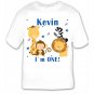 Personalized Jungle Blue Tshirt - Baby Birthday Boy Custom