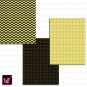 Bee clipart digital graphics frames and background papers