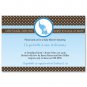 Printable Baby Boy Shower Blue Brown Elephant Invitations - Also Birthday
