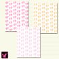 Baby Feet Treads clipart digital printable background paper graphics