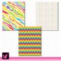 Rainbow clipart digital printable background paper graphics