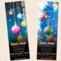 50 Personalized Christmas Party Ornament Invitations Tickets Holiday Birthday