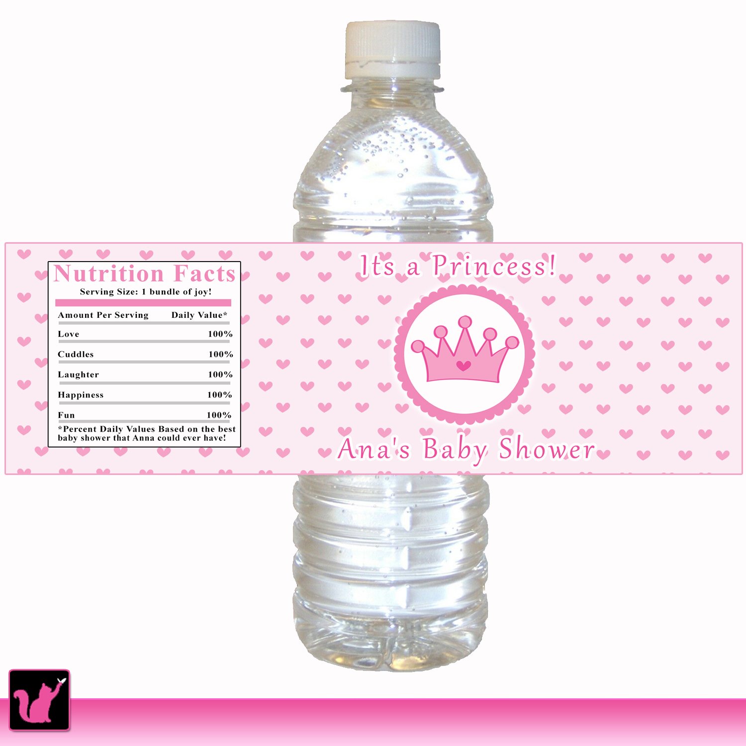 Free Printable Water Bottle Labels For Baby Shower