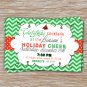 Personalized Holiday Christmas Dinner Cocktail Invitation