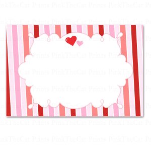 30 Blank Valentines Card Notes