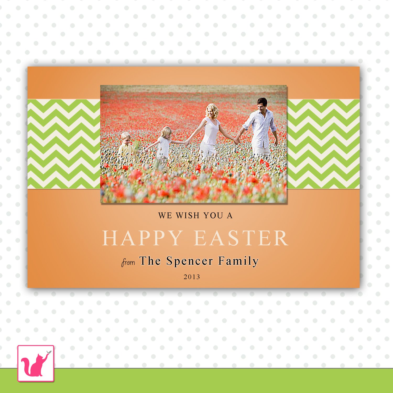 30 Personalized Easter Greeting Photo Card