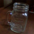 clear glass bar jar leaded fuel with handle unique