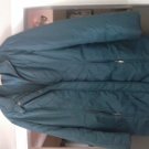 Womens coat kate hill size 14 blue pre-owned like new double zipper