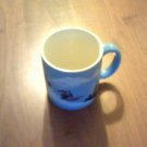 collectable coffee cup,mug otagiri japan blue skier neat