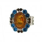 Blue Topaz Stretch Ring