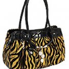 Bronze Zebra Purse