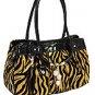 Bronze Zebra Purse
