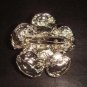 Bridal Flower Cake topper Rhinestone Brooch pin PI358