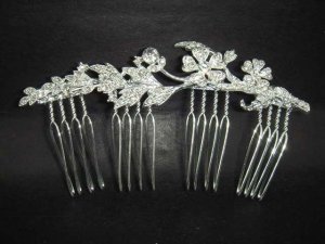 Bridal Rhinestone crystal Wedding Tiara Hair Comb RB297
