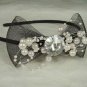 Wedding white Bow Prom Rhinestone Headband Tiara HR98