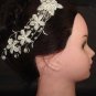 Bridal Rhinestone Flower Crystal Hair tiara Comb RB435