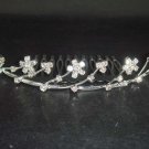 Bridal Rhinestone Flower Crystal Hair tiara Comb RB242