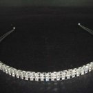 3 row Bridal Crystal Rhinestone Headband Tiara HR88