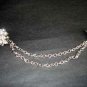 Vintage style Rhinestone Scarf Sweater chain clip PI66