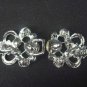 Dress Crystal Rhinestone clasp hook buckle button BU13