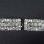 Rectangle Rhinestone clasp hook buckle button BU14
