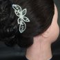 Bridal Rhinestone Flower Crystal Hair tiara Comb RB438