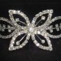 Bridal Rhinestone Flower Crystal Hair tiara Comb RB438