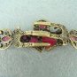 Vintage style Heart rhinestone hair clip clamp RC15