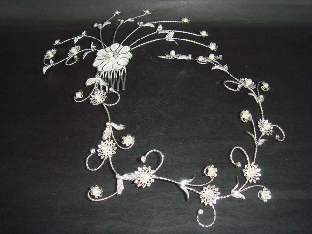Bridal Vintage style Rhinestone Hair tiara Comb RB356