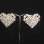 Bridal Heart Rhinestone necklace earring Set NR138