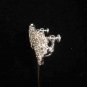 Bridal Heart Rhinestone necklace earring Set NR138