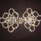 Dress Crystal Rhinestone clasp hook buckle button BU07